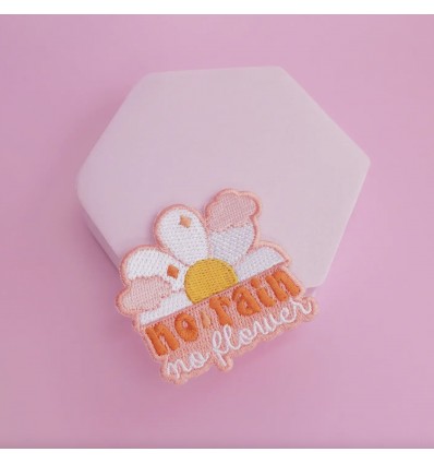 Thermocollant "No rain no flower" - Malicieuse