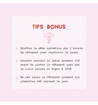 Thermocollant "No rain no flower" - Malicieuse