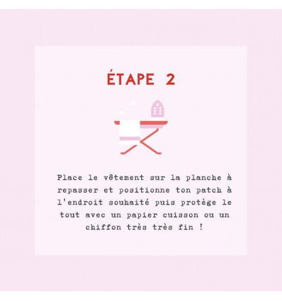 Thermocollant "No rain no flower" - Malicieuse