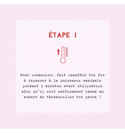 Thermocollant "No rain no flower" - Malicieuse