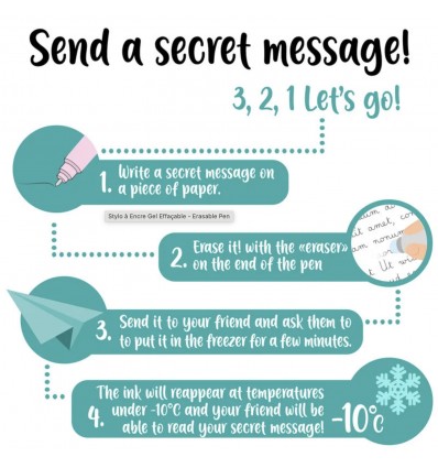 Stylo à encre effaçable Corgi - Legami