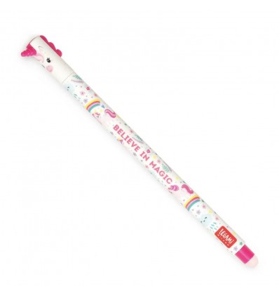 Stylo à encre effaçable Licorne - Legami