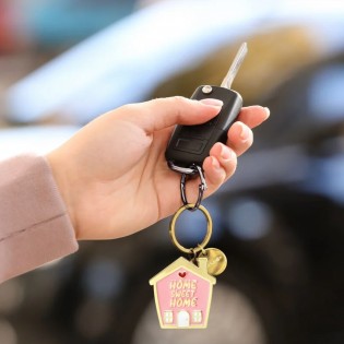 Porte-clé émaillé Maison - Legami 2