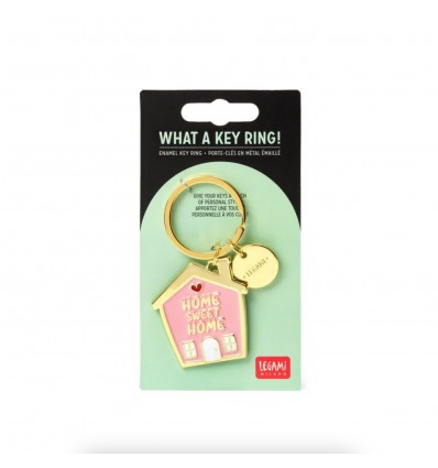 Porte-clé émaillé Maison - Legami