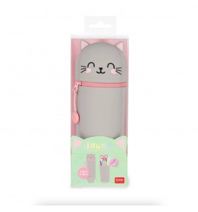 Trousse en silicone Chat - Legami