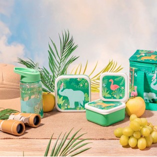 Set de 3 boîtes à goûter Jungle - Sass & Belle