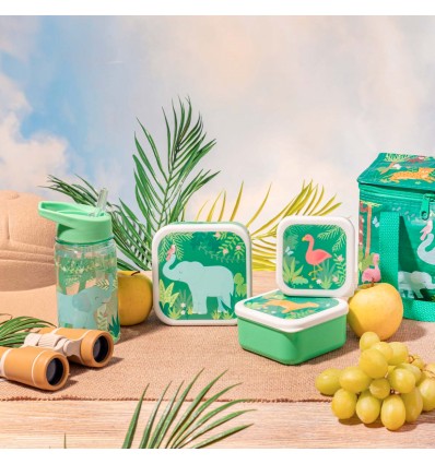 Set de 3 boîtes à goûter Jungle - Sass & Belle