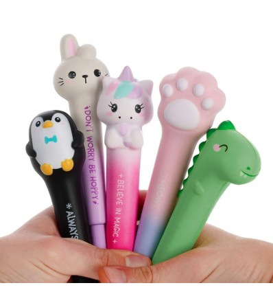 Stylo à encre gel anti-stress Licorne - Legami