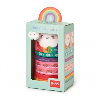 Set de 5 masking tape Rainbow - Legami