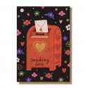 Carte boite aux lettres Sending Love - Daria Solak Illustrations