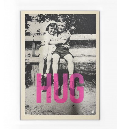 Carte vintage "Hug" - Atelier Kencre