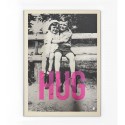 Carte vintage "Hug" - Atelier Kencre