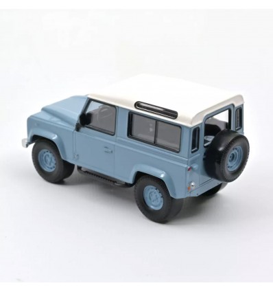 Land Rover Defender 1995 bleu et blanche  - Norev