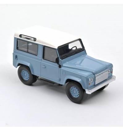 Land Rover Defender 1995 bleu et blanche  - Norev