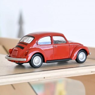 Volkswagen Coccinelle 1973 Rouge Kasan - Norev 2