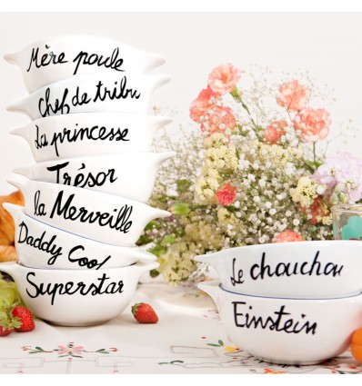 Bol breton "LE CHOUCHOU" - Pied de Poule