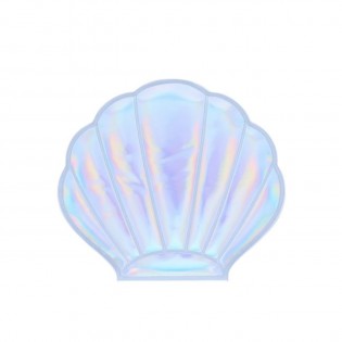 Miroir coquillage iridescent