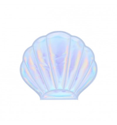 Miroir coquillage iridescent