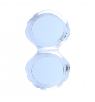 Miroir coquillage iridescent
