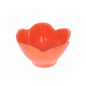 Bol en mélamine Fleur orange