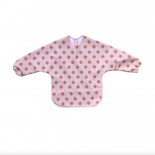 Tablier à manches pommes 1/3 ans