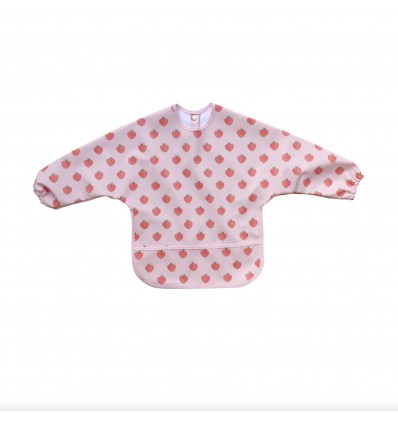 Tablier à manches pommes 1/3 ans