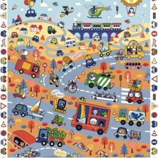 Poster créatif Véhicules 150 stickers - Poppik 2