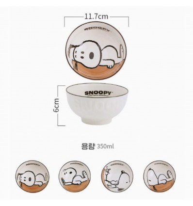Bol en céramique Snoopy