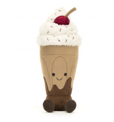 Peluche amuseable Milkshake chocolat - Jellycat