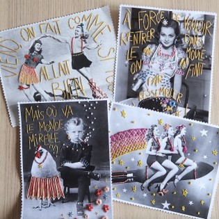 Kit broderie sur papier "Mireille" 2