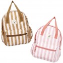 Sac à dos rayures caramel - Kidzroom