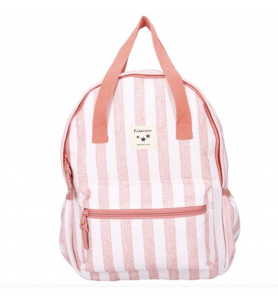 Sac à dos rayures roses - Kidzroom