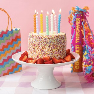 8 Bougies billes colorées - Talking Tables 2