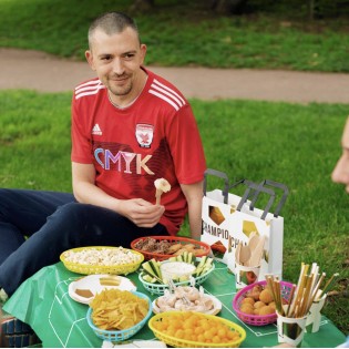 6 corbeilles colorées - Talking Tables 2