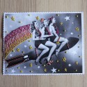 Kit broderie sur papier "Rocket ladies"