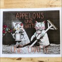Kit broderie sur papier "Appelons une chatte"