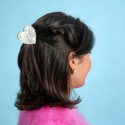 Pince à cheveux Coeur Blanc - Coucou Suzette