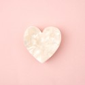 Pince à cheveux Coeur Blanc - Coucou Suzette