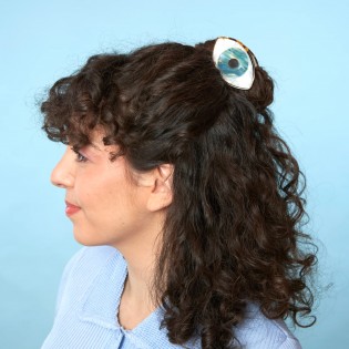 Pince à cheveux Oeil Bleu - Coucou Suzette 2