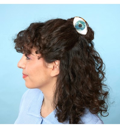 Pince à cheveux Oeil Bleu - Coucou Suzette