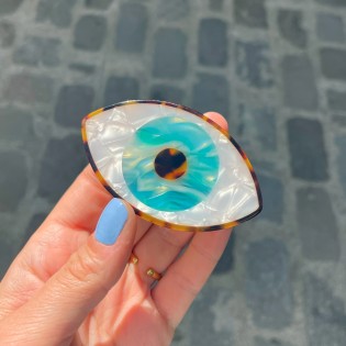 Pince à cheveux Oeil Bleu - Coucou Suzette