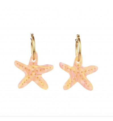 Boucles d'oreilles Etoile de mer - Coucou Suzette