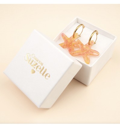 Boucles d'oreilles Etoile de mer - Coucou Suzette