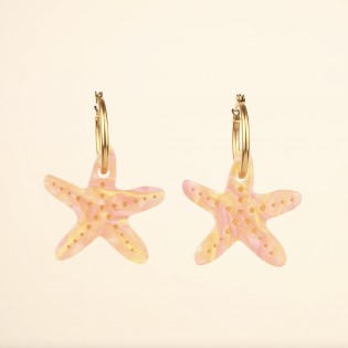 Boucles d'oreilles Etoile de mer - Coucou Suzette