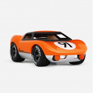 Voiture Ken Gibson Orange - Playforever
