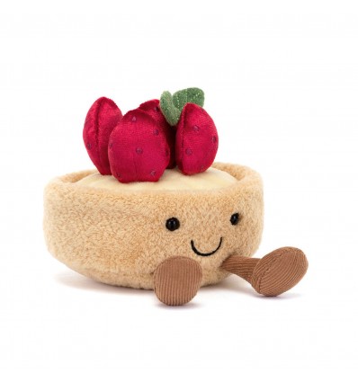 Peluche Amuseable Tarte aux Fraises Fleurette - Jellycat