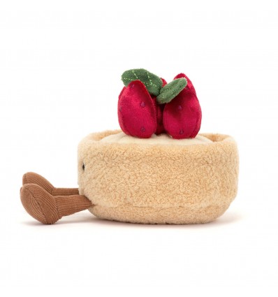 Peluche Amuseable Tarte aux Fraises Fleurette - Jellycat