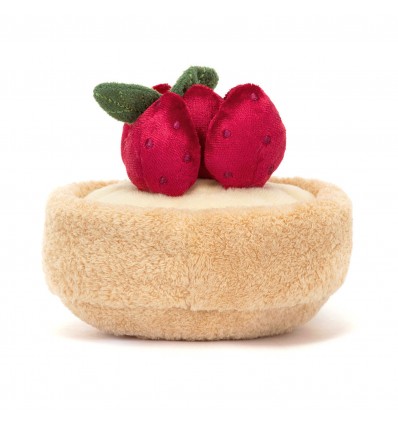 Peluche Amuseable Tarte aux Fraises Fleurette - Jellycat