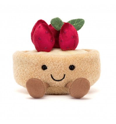 Peluche Amuseable Tarte aux Fraises Fleurette - Jellycat