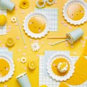 6 assiettes en carton soleil - Party Deco